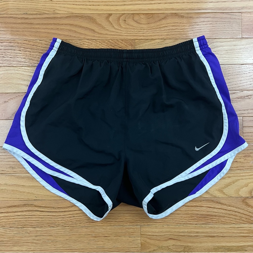 Nike Black And Purple Running Shorts Size Small‎